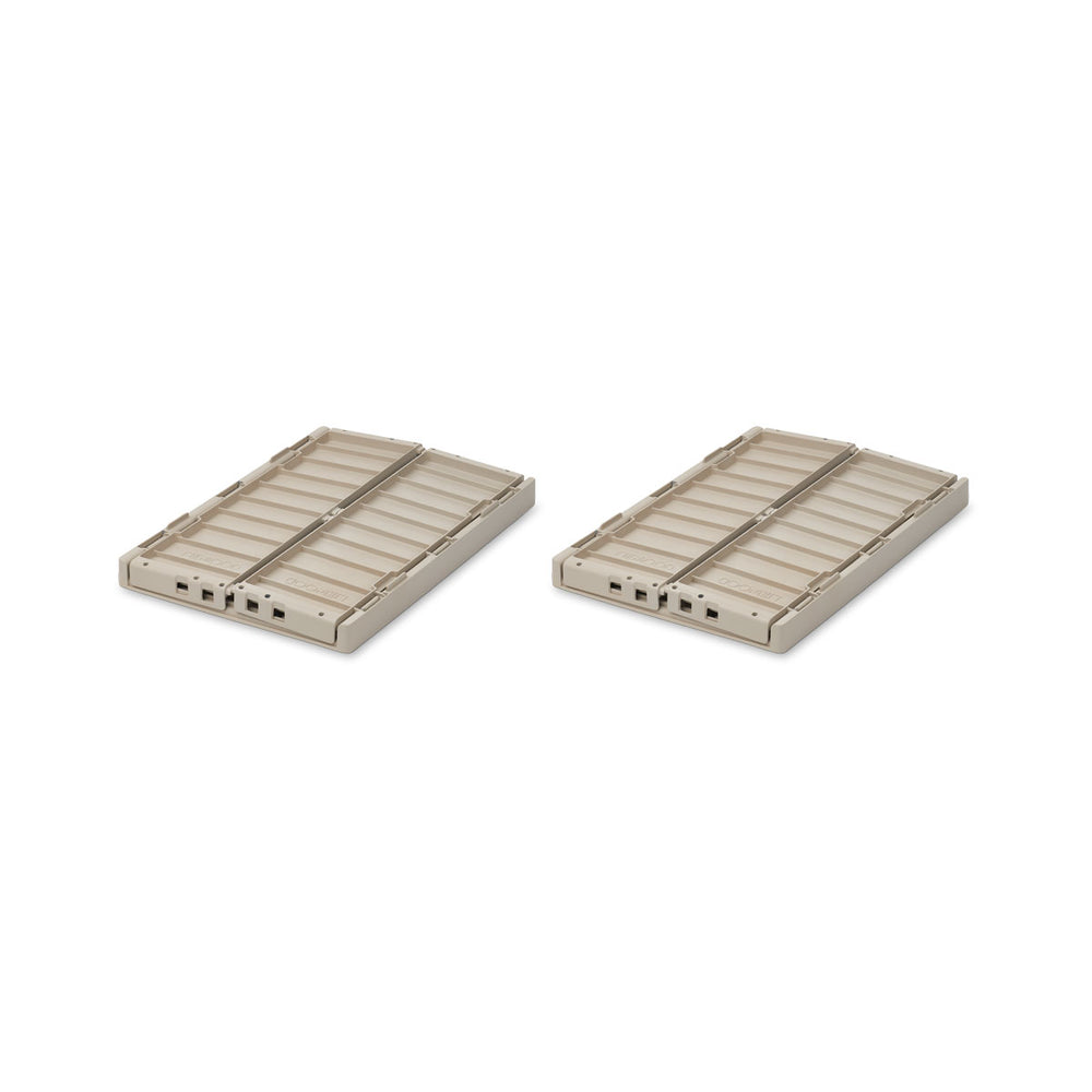 Pack de 2 Caja Plegable Mediana Weston Sandy de Liewood