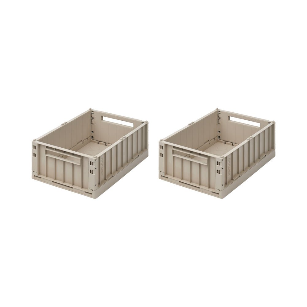 Pack de 2 Caja Plegable Mediana Weston Sandy de Liewood