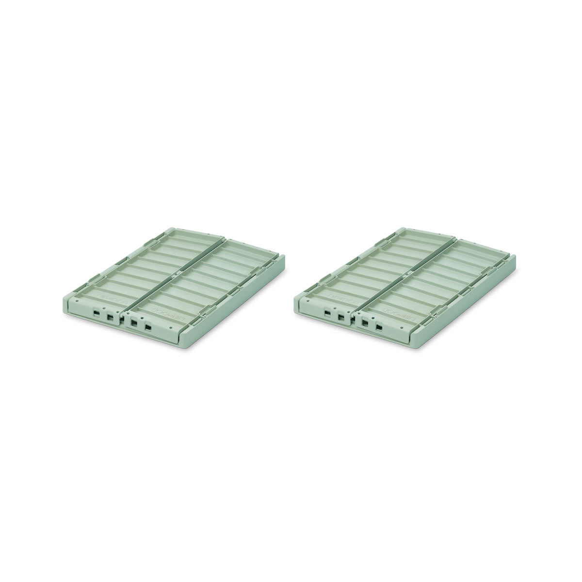 Pack de 2 Caja Plegable Mediana Weston Menta de Liewood