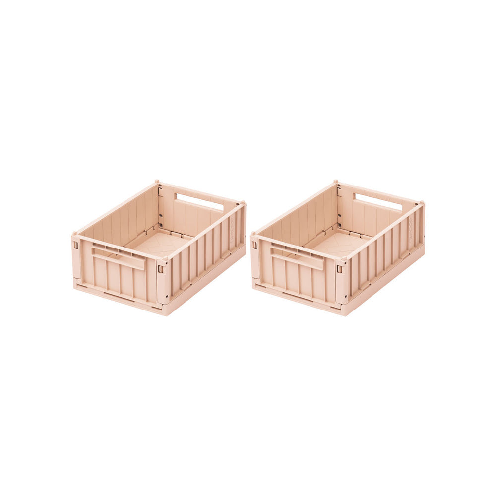 Pack de 2 Cajas Plegable Pequeña Weston Rosa de Liewood
