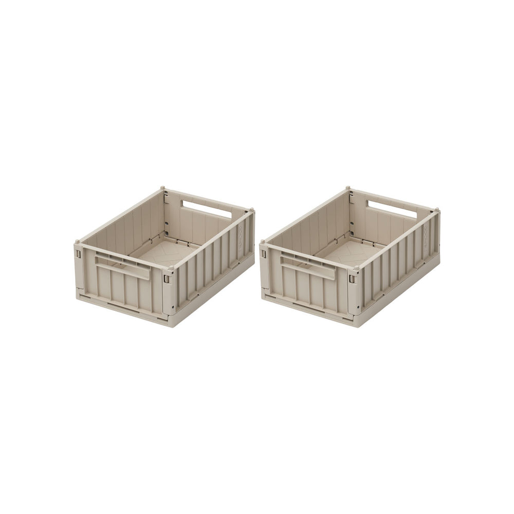 Pack de 2 Caja Plegable Pequeña Weston Sandy de Liewood