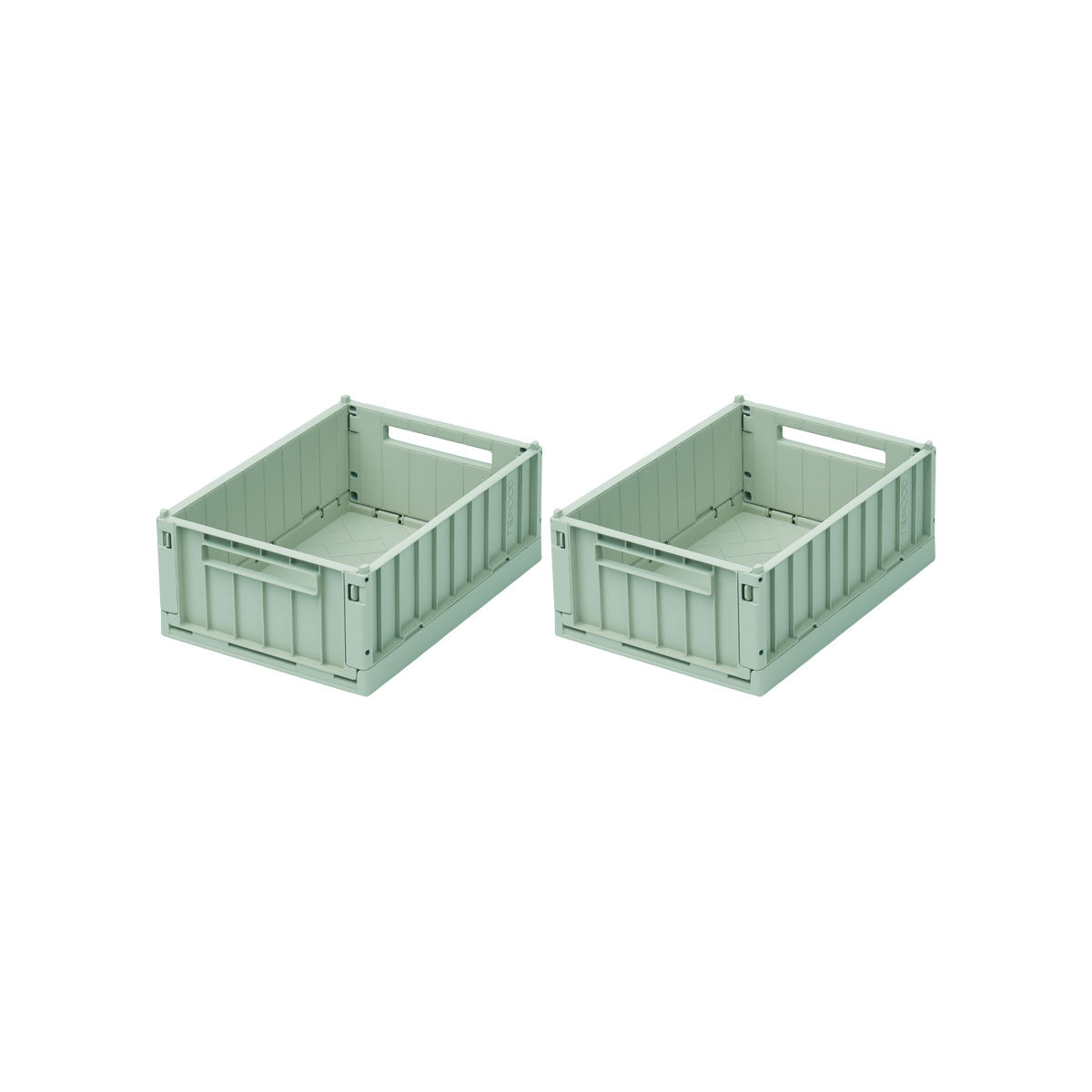 Pack de 2 Cajas Plegable Pequeña Weston Menta de Liewood