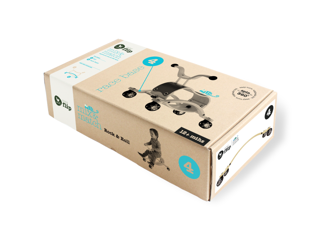 Base Racer con ruedas 360ª para Wishbone Mini Flip