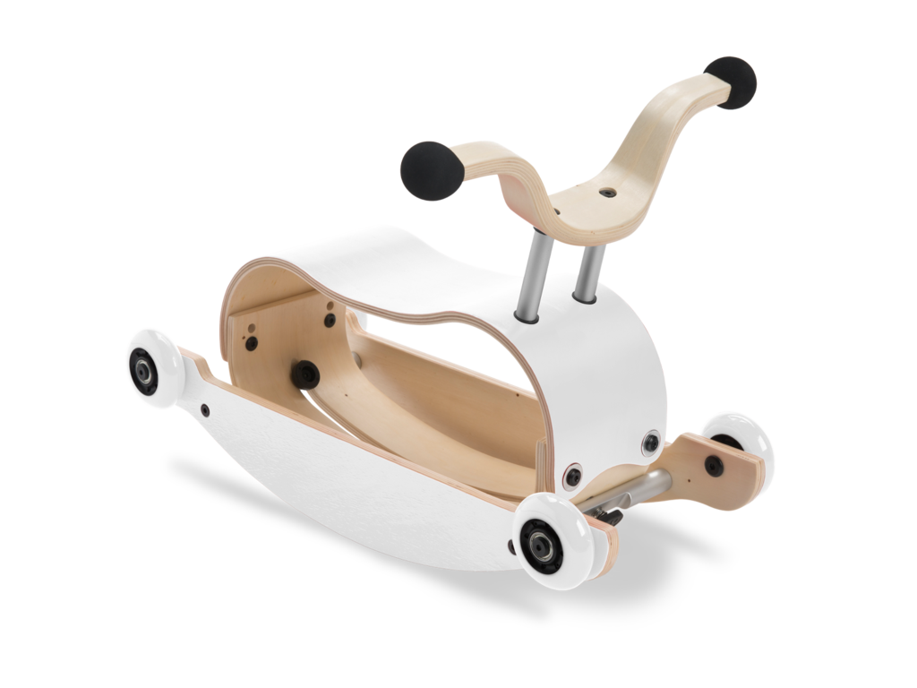 Wishbone Mini Flip Blanca