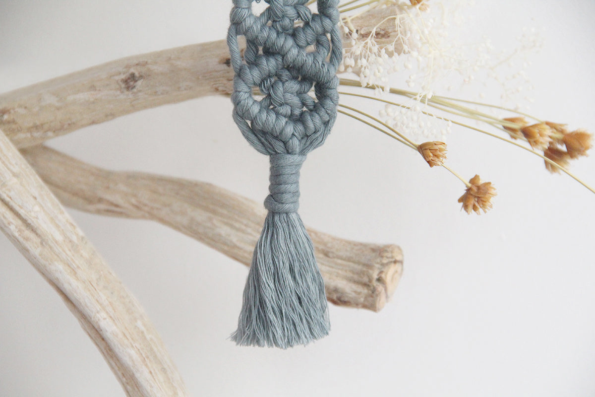 Mordedor Sia macramé azul MrsErtha