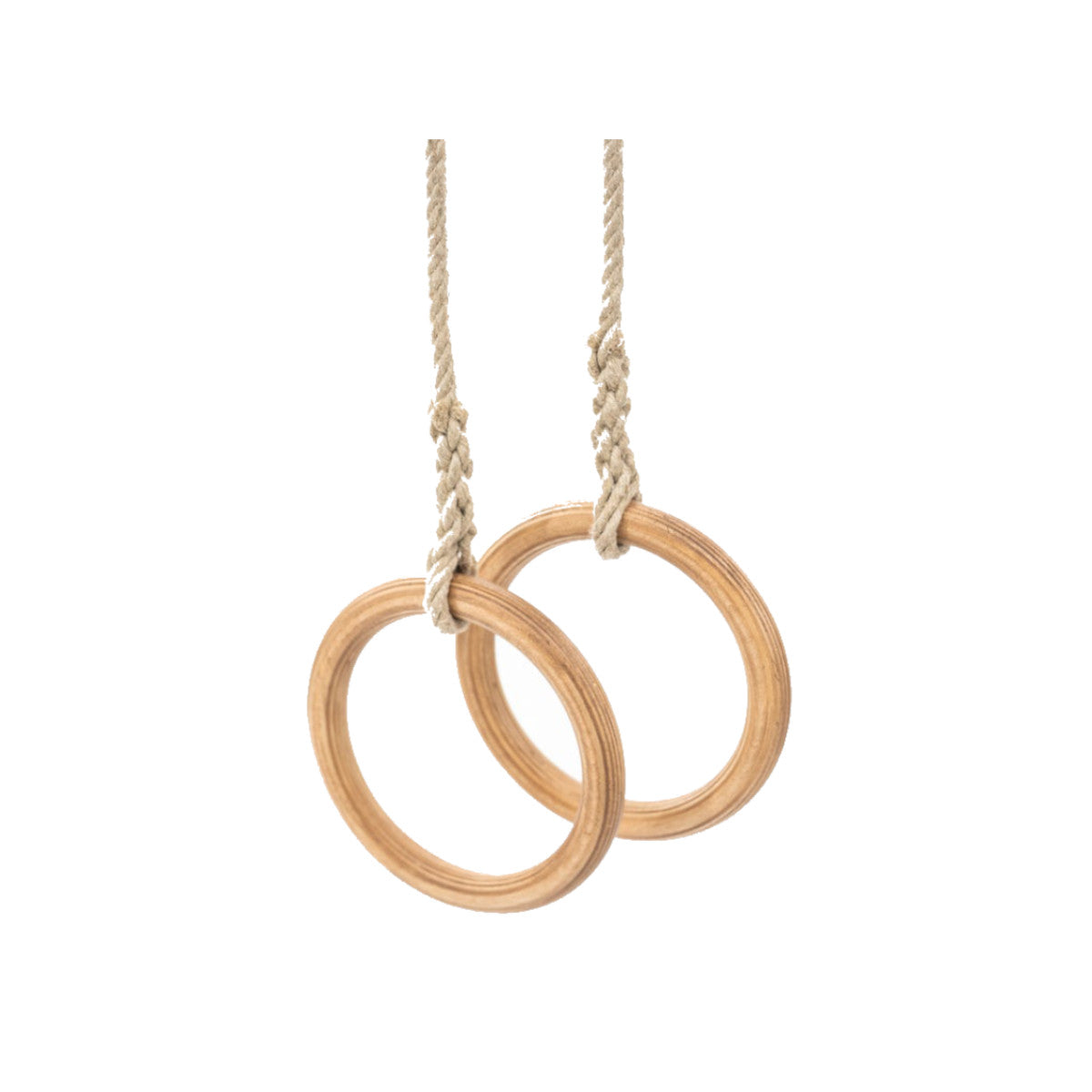 Anillas de gimnasia de madera para niños