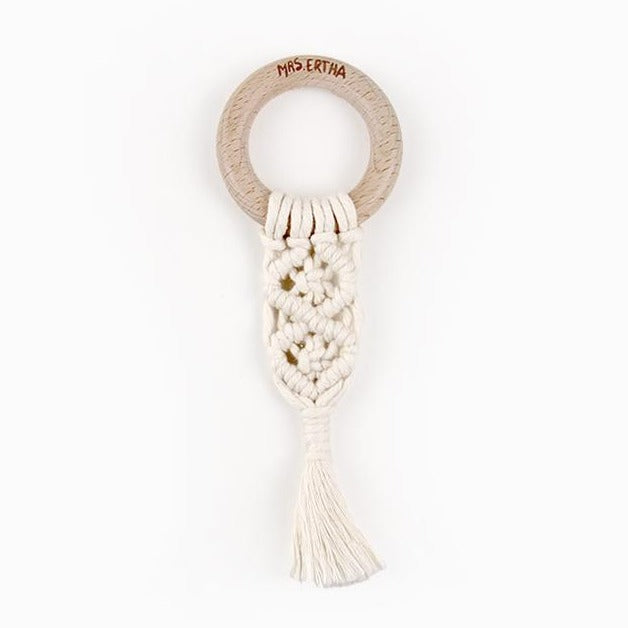 Mordedor Sia macramé natural  MrsErtha