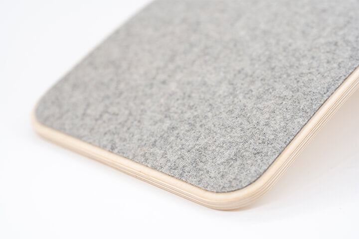 Tabla curva de equilibrio con fieltro.