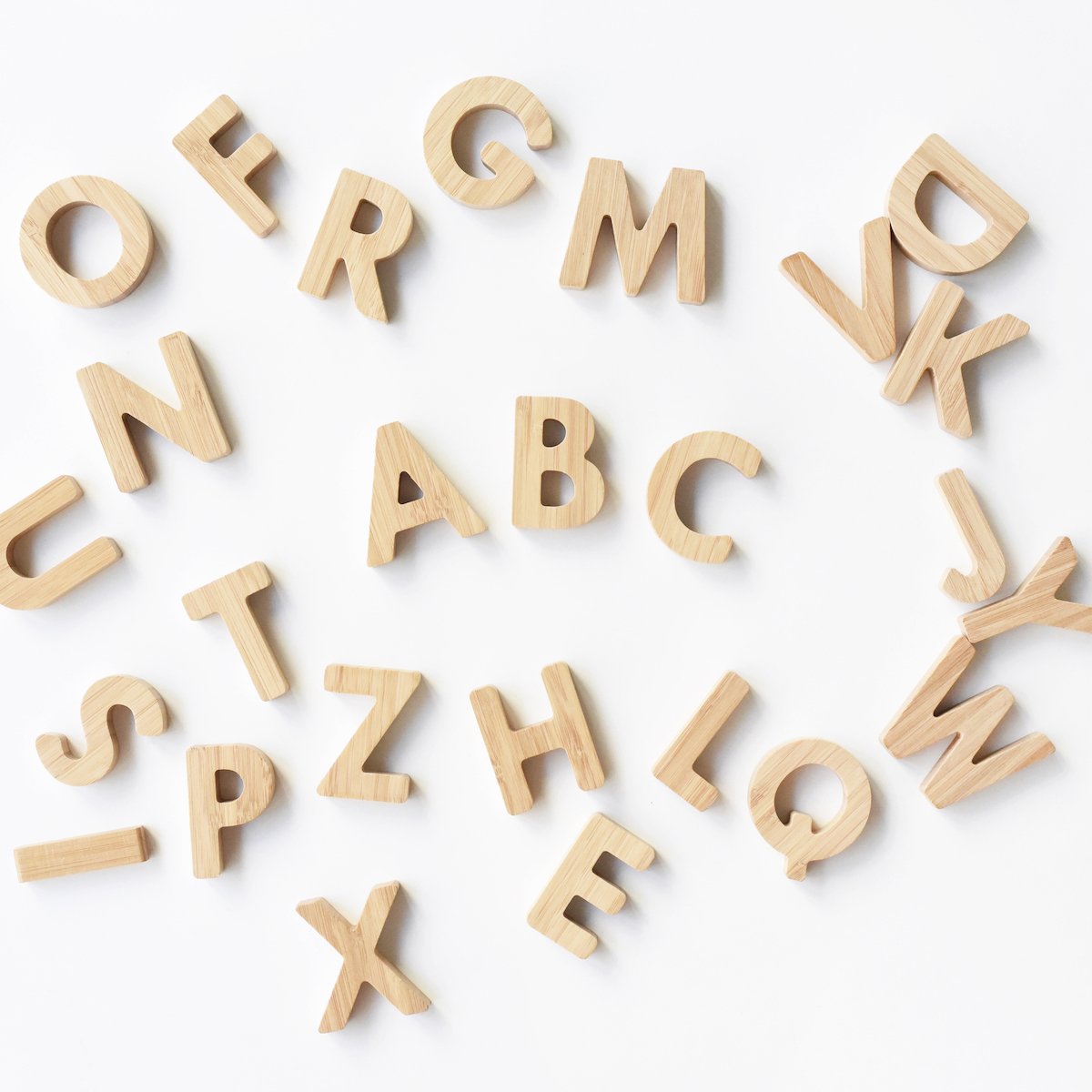 Letras Abecedario en Bamboo - Wee Gallery