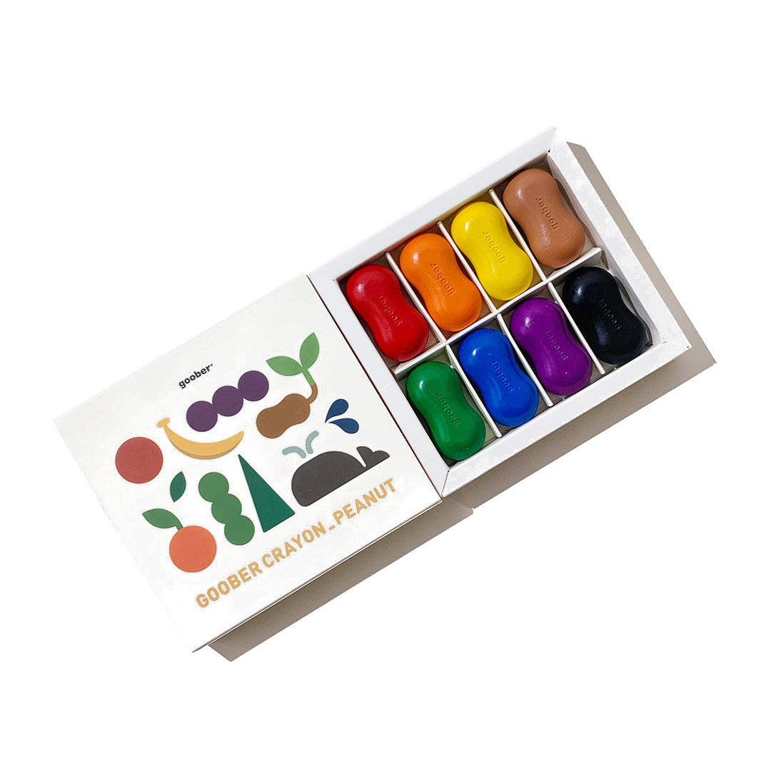 Set de 8 crayon cacahuete Goober
