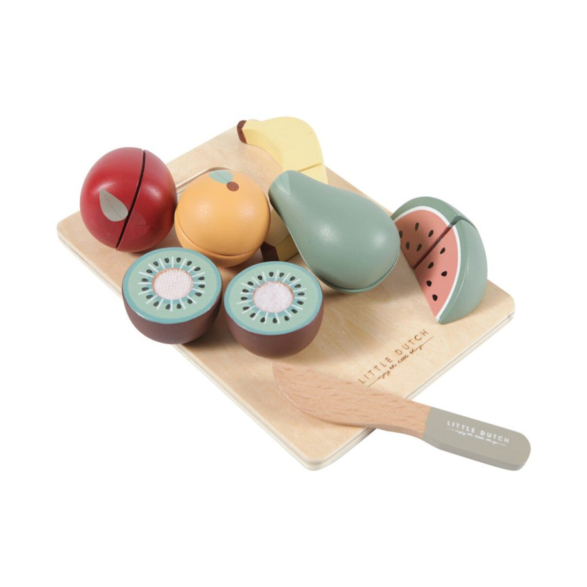 Fruta para cortar de madera de Little Dutch