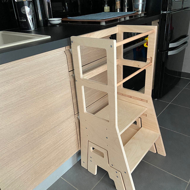 Torre de aprendizaje Minicoco en madera