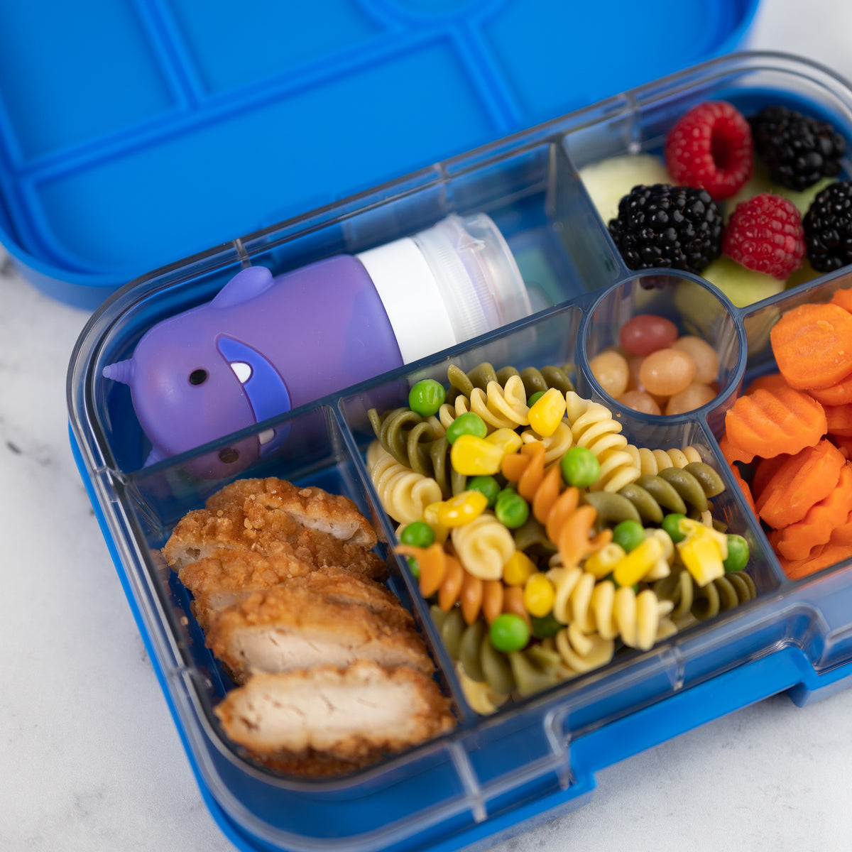 3 Mini dispensadores Yumbox Squeezy Monster
