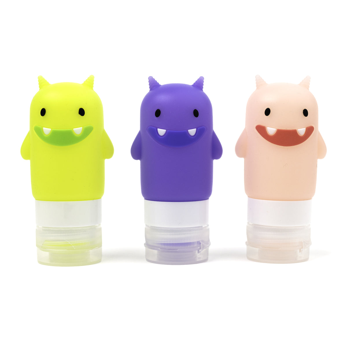 3 Mini dispensadores Yumbox Squeezy Monster