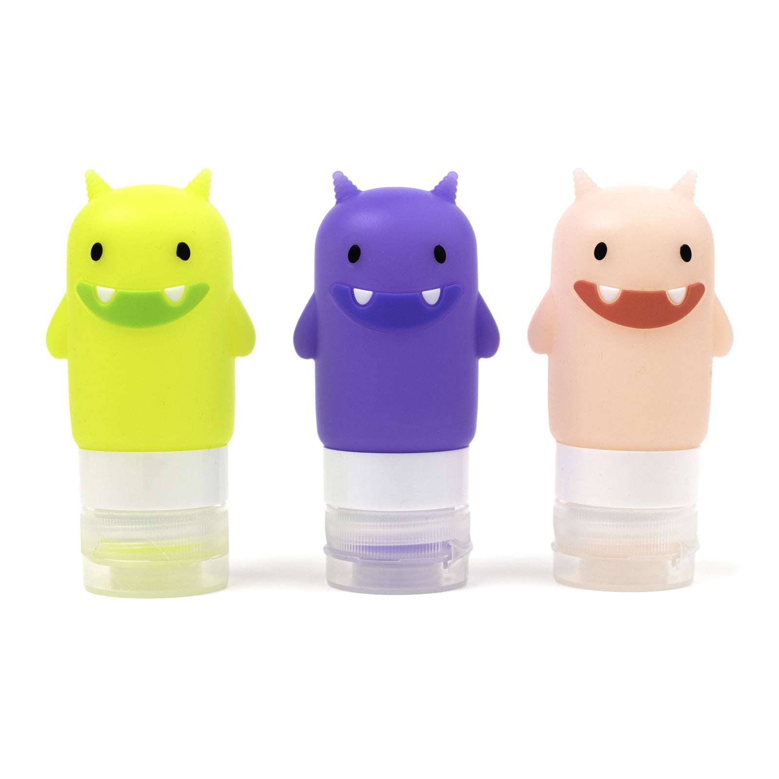 3 Mini dispensadores Yumbox Squeezy Monster