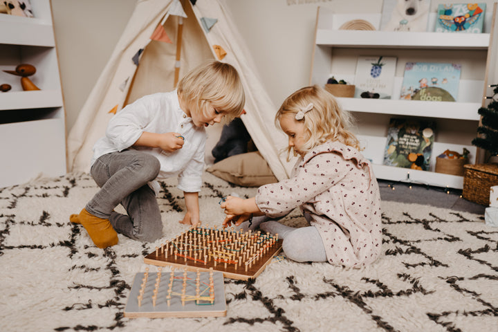 Tabla de madera Geoboard Montessori