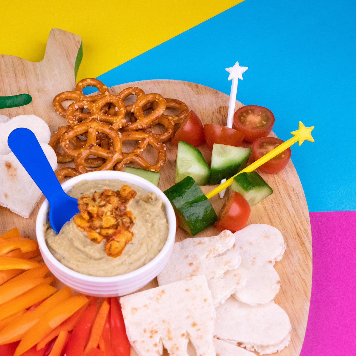 Pack 6 cuchara y tenedor Lunch Punch Yumbox