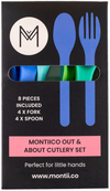 Pack 8 cucharas y tenedores Montii