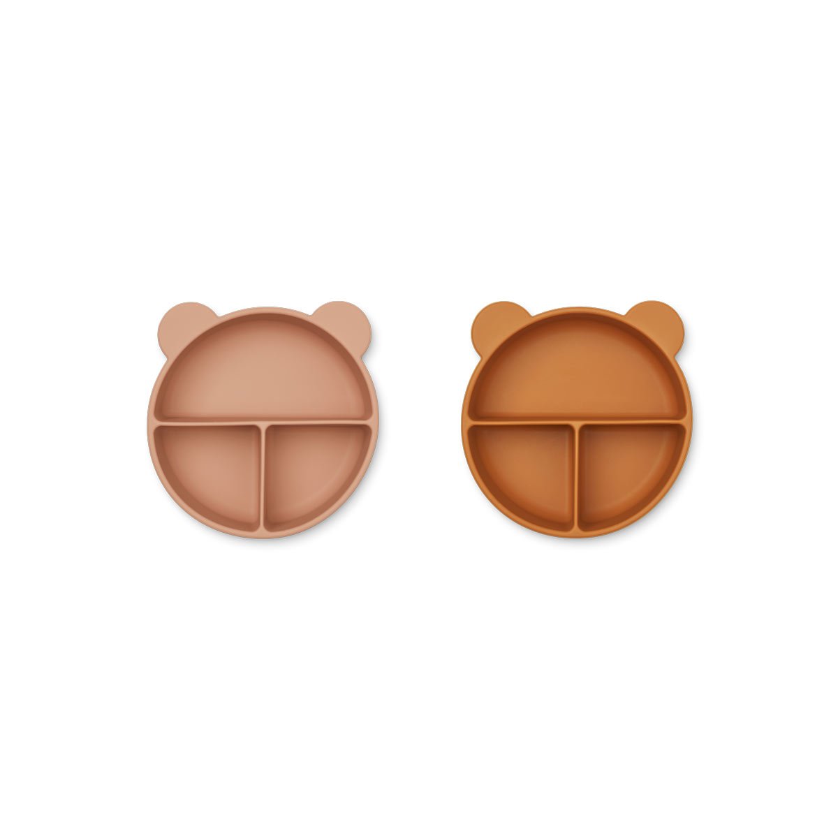 Pack de 2 platos infantil Connie Rosa/mostaza de Liewood