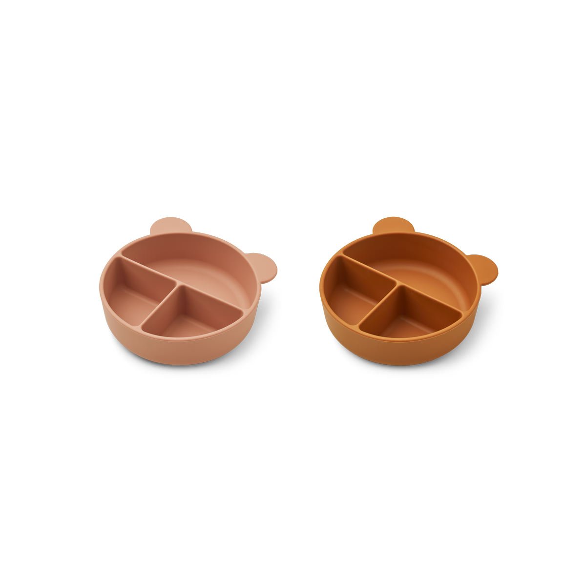 Pack de 2 platos infantil Connie Rosa/mostaza de Liewood