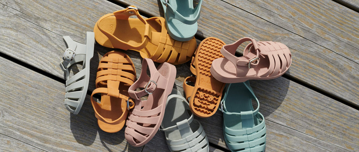 Sandalias Cangrejeras infantil Bre Sea Blue de Liewood