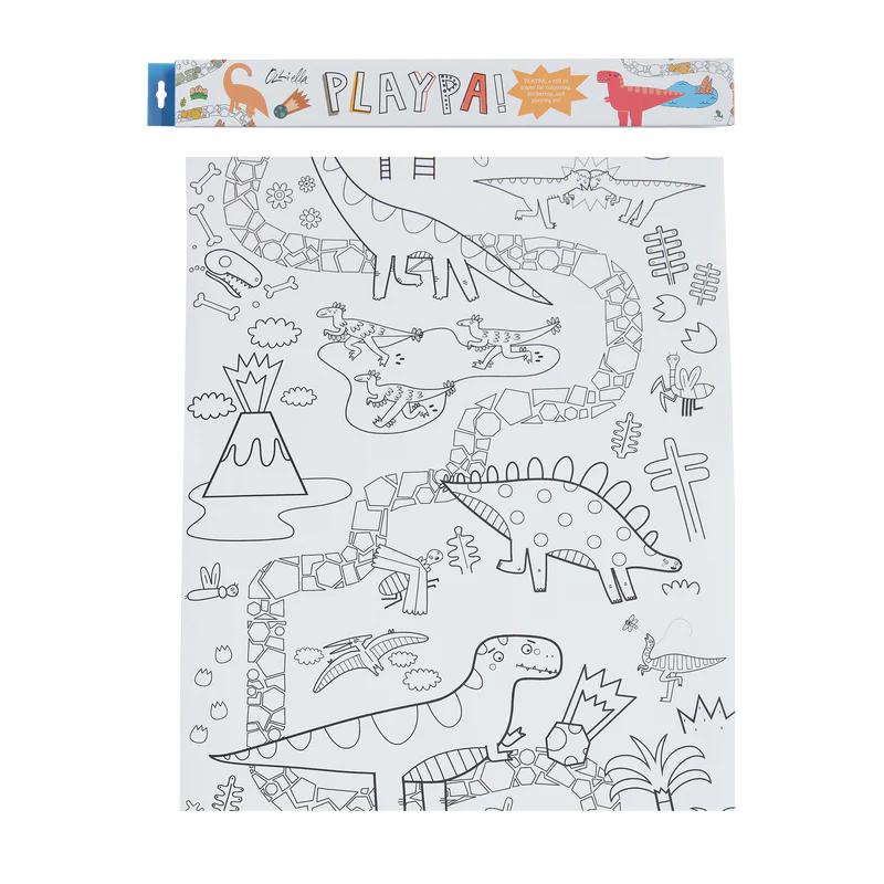 Playpa Paper colorea the Land Olli Ella