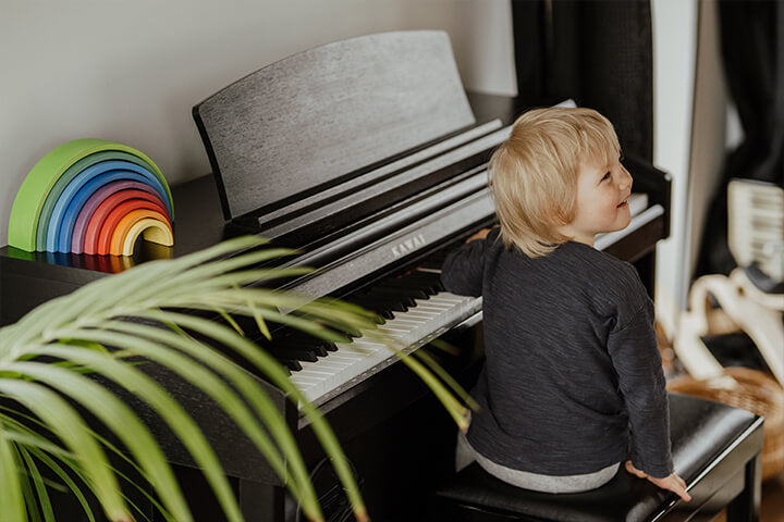 Arcoiris clásico de madera natural