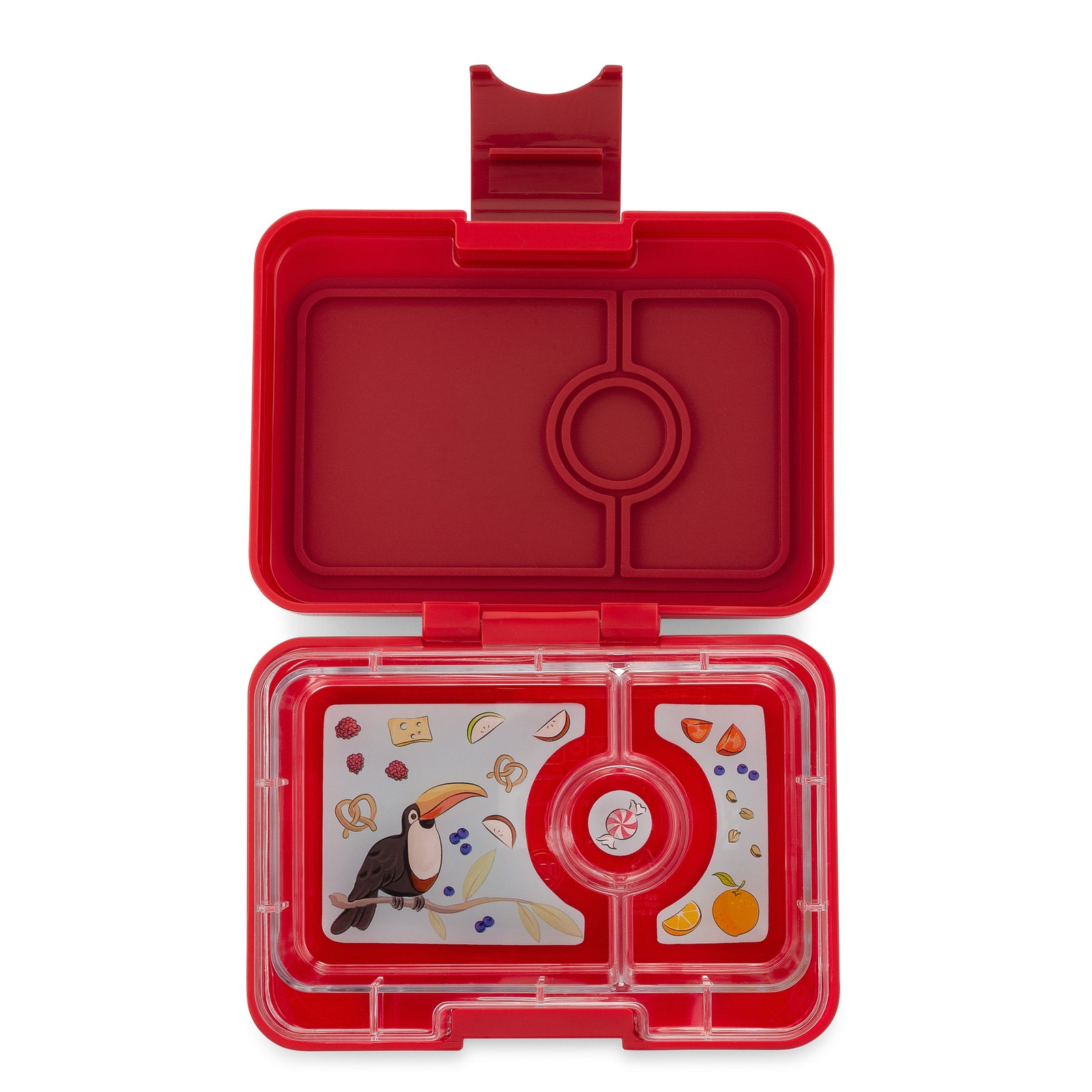 Fiambrera Yumbox Minisnack Roja Tucan 3