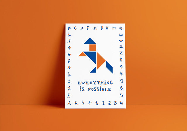 Tangram de madera Pastel Me&Mine