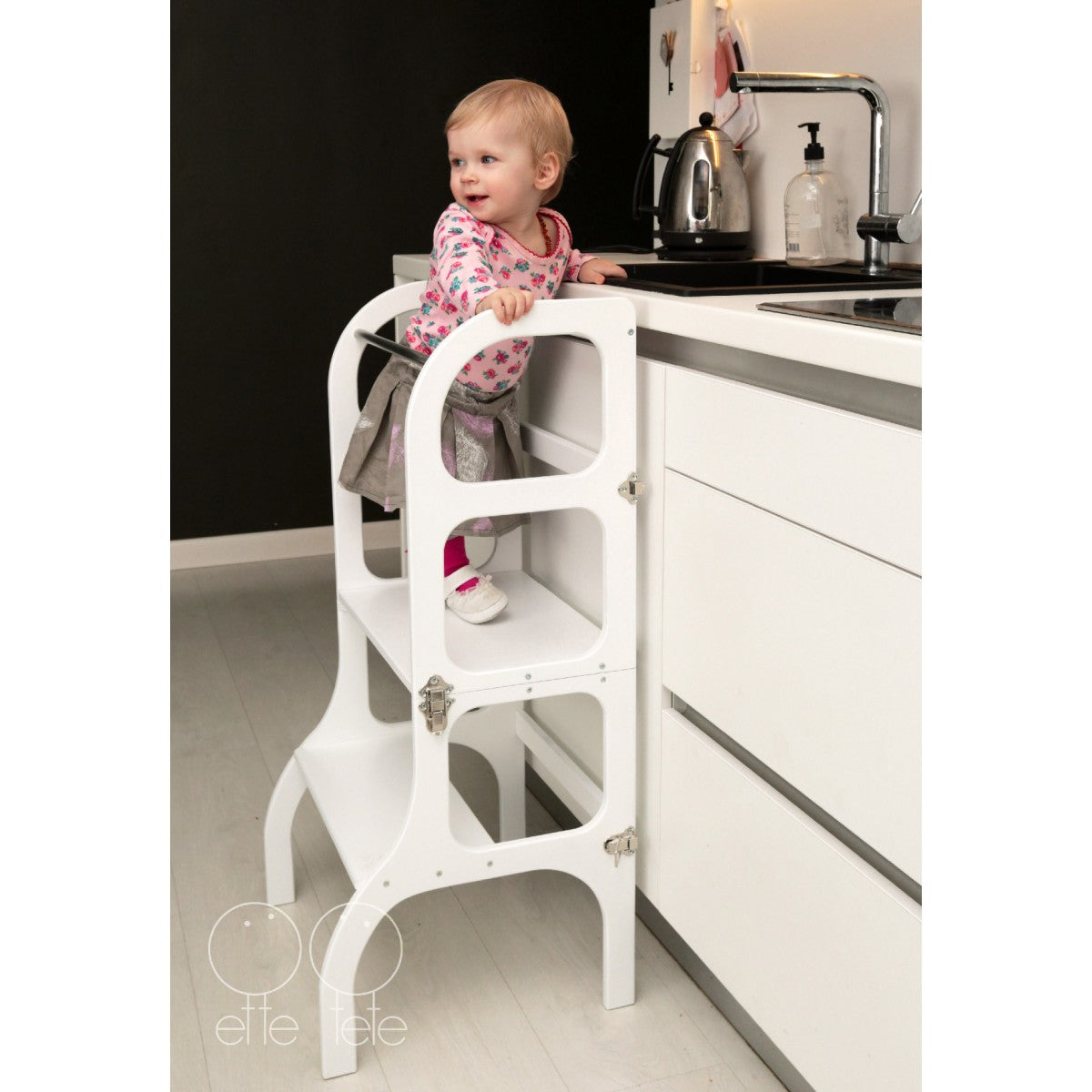 Torre de aprendizaje Ette tete convertible en pupitre