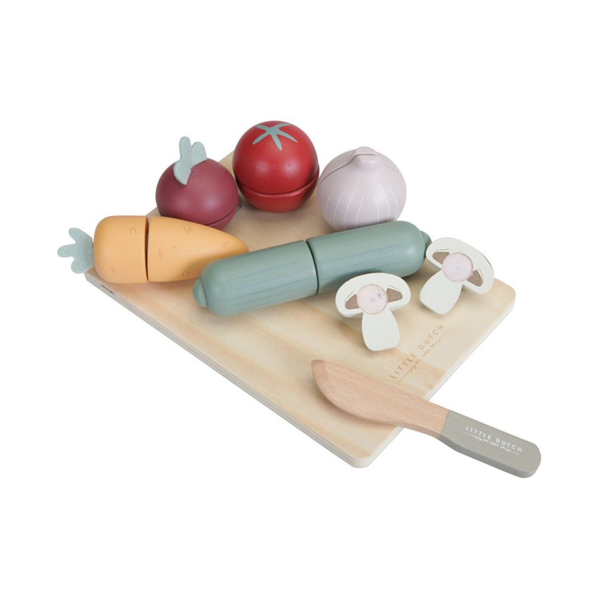 Verduras para cortar de madera de Little Dutch